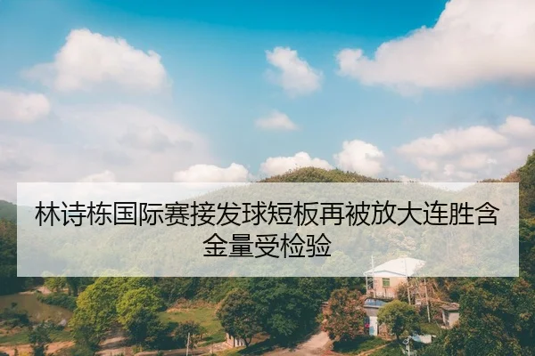 林诗栋国际赛接发球短板再被放大连胜含金量受检验